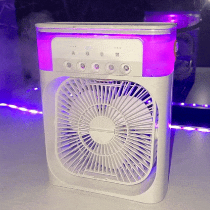 Portable Air Cooler Fan with Water Tank & USB Power